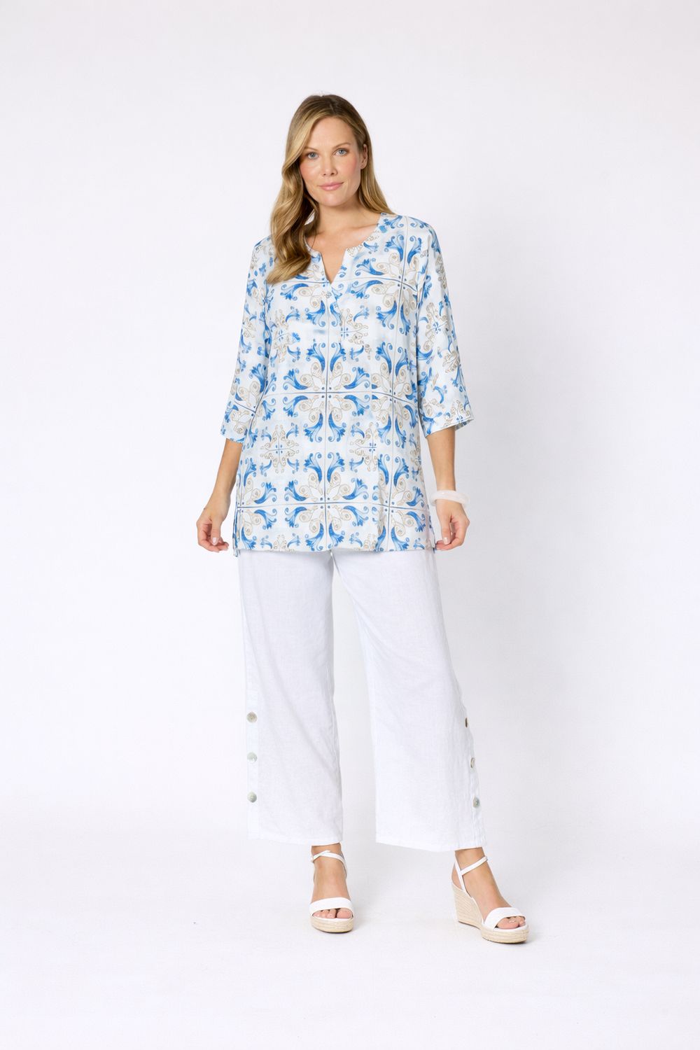 Portofino Print Top