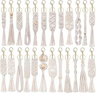Boho Macrame Keychains