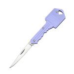Mini Key Folding Knife High Hardness Pocket Outdoor Survival Knife Purple