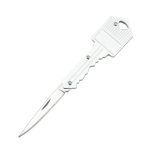 Mini Key Folding Knife High Hardness Pocket Outdoor Survival Knife Silver