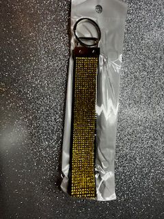 Bling Keychain Wristlet yellow/gold