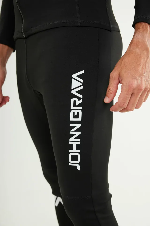Man wearing Johnn Brava neoprene 1.0mm wetsuit pants - view 2