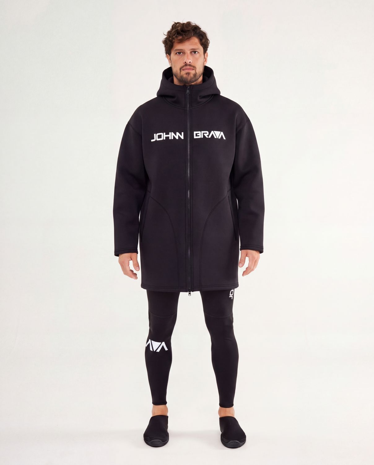 Men's NEO Expedicion 2mm Jacket Man wearing Johnn Brava NEO Expedicion 2mm neoprene jacket