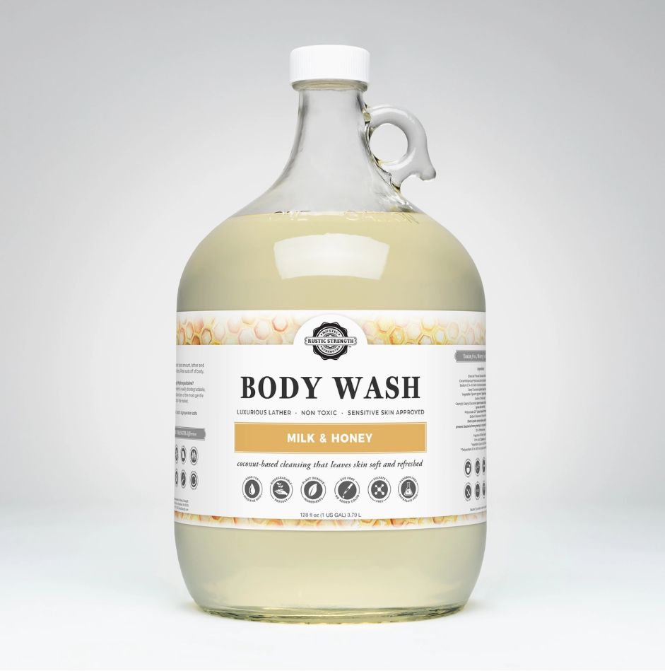 Body Wash - Milk &amp; Honey Scented