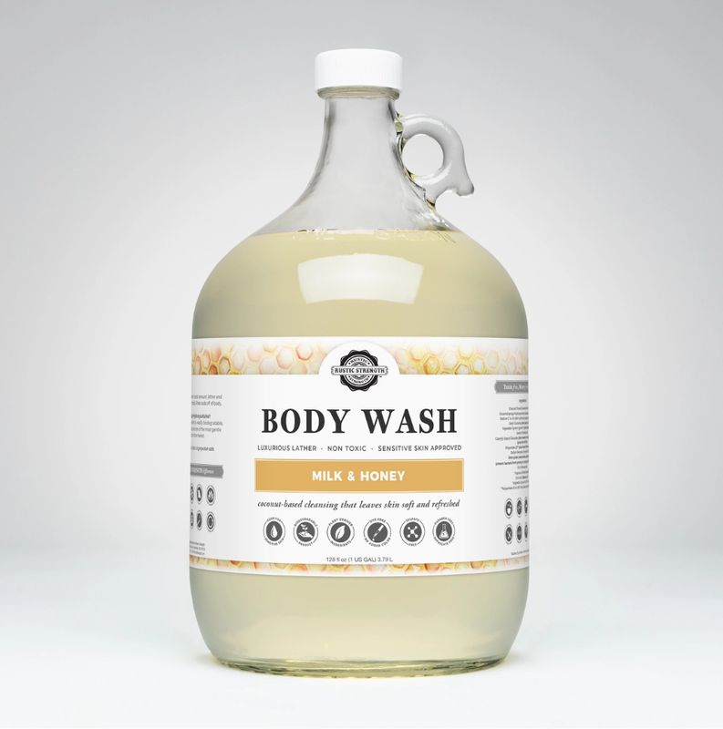 Body Wash - Milk &amp; Honey Scented