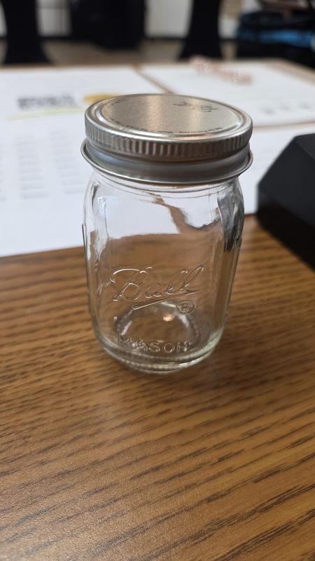 4oz Glass Jar w/ Lid