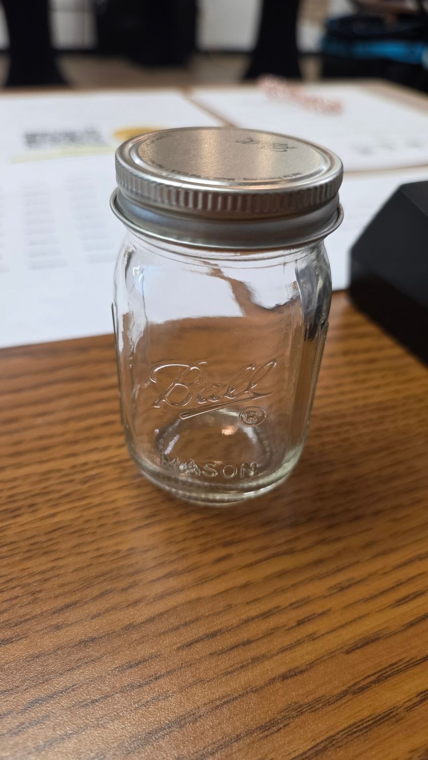4oz Glass Jar w/ Lid