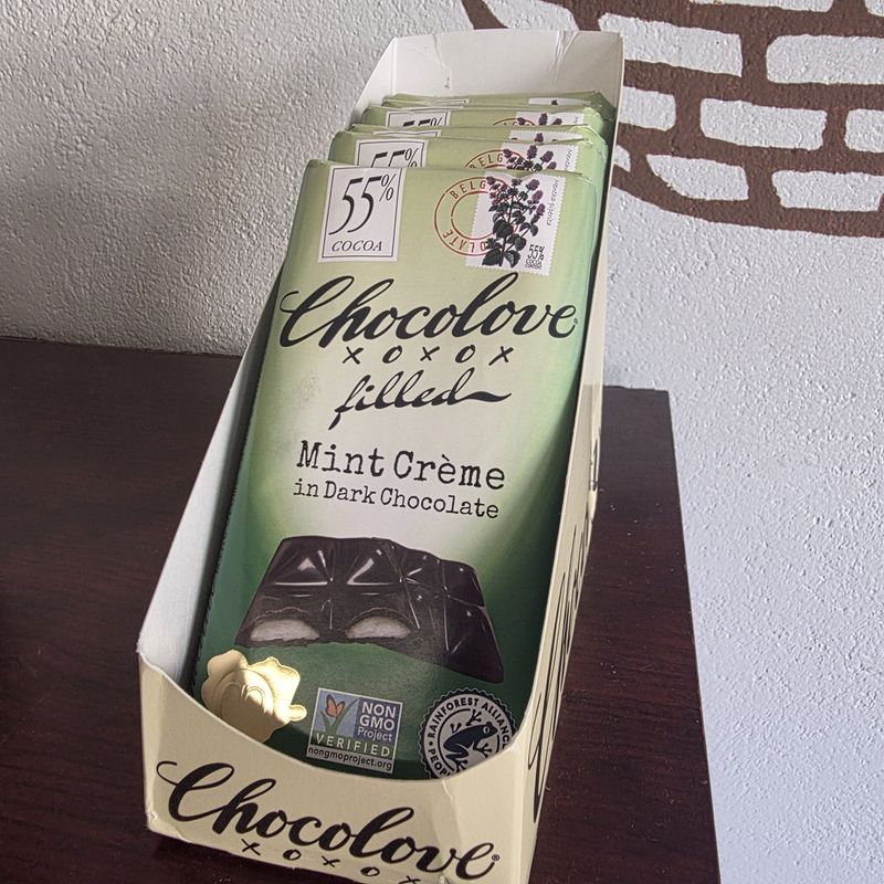 Chocolove Dark Chocolate Mint Creme Bar