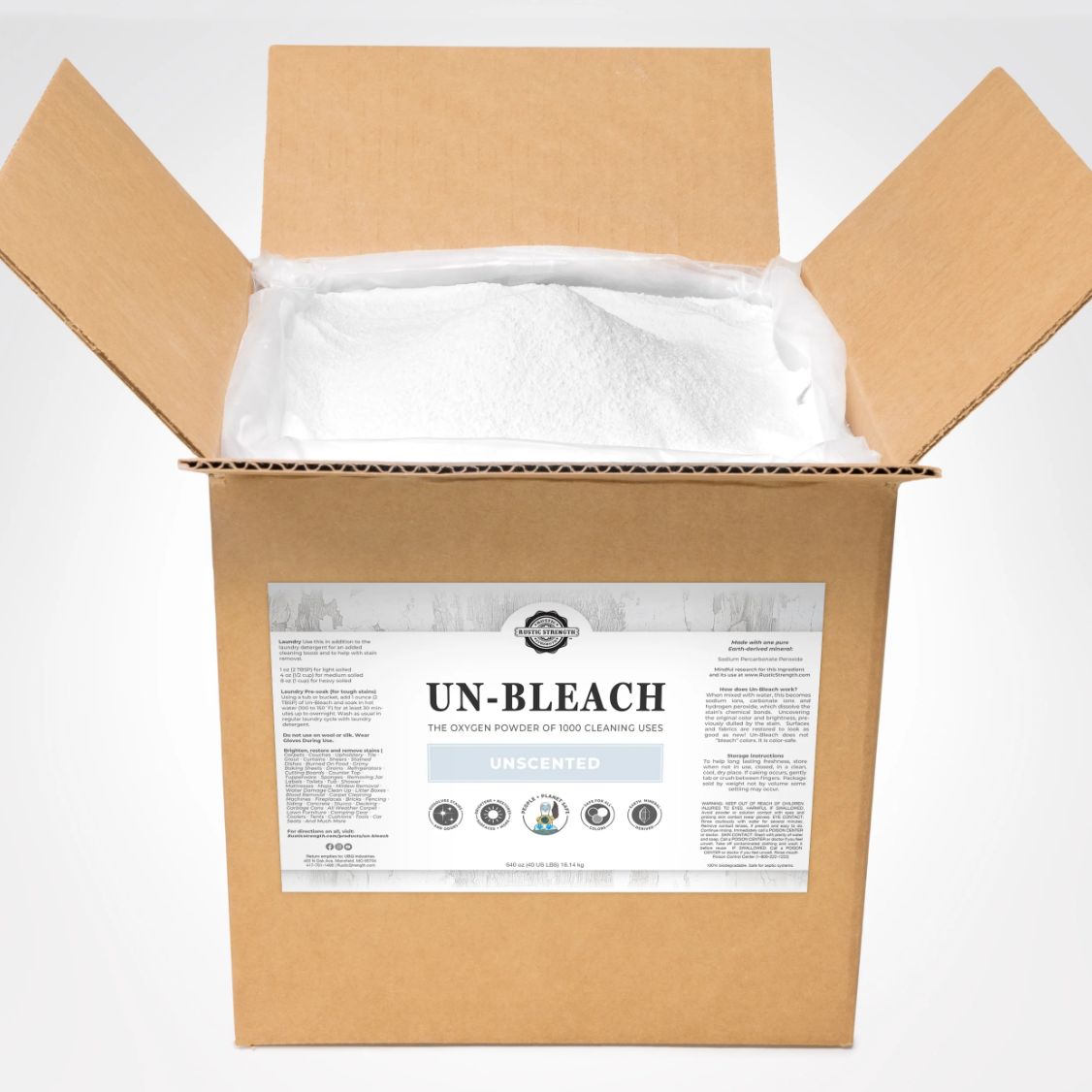 Un-Bleach, Powdered Non-Toxic Alternative