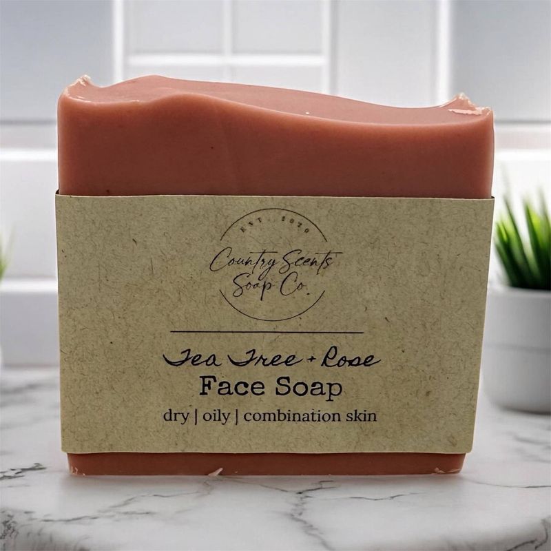 Tea Tree + Rose Face Soap