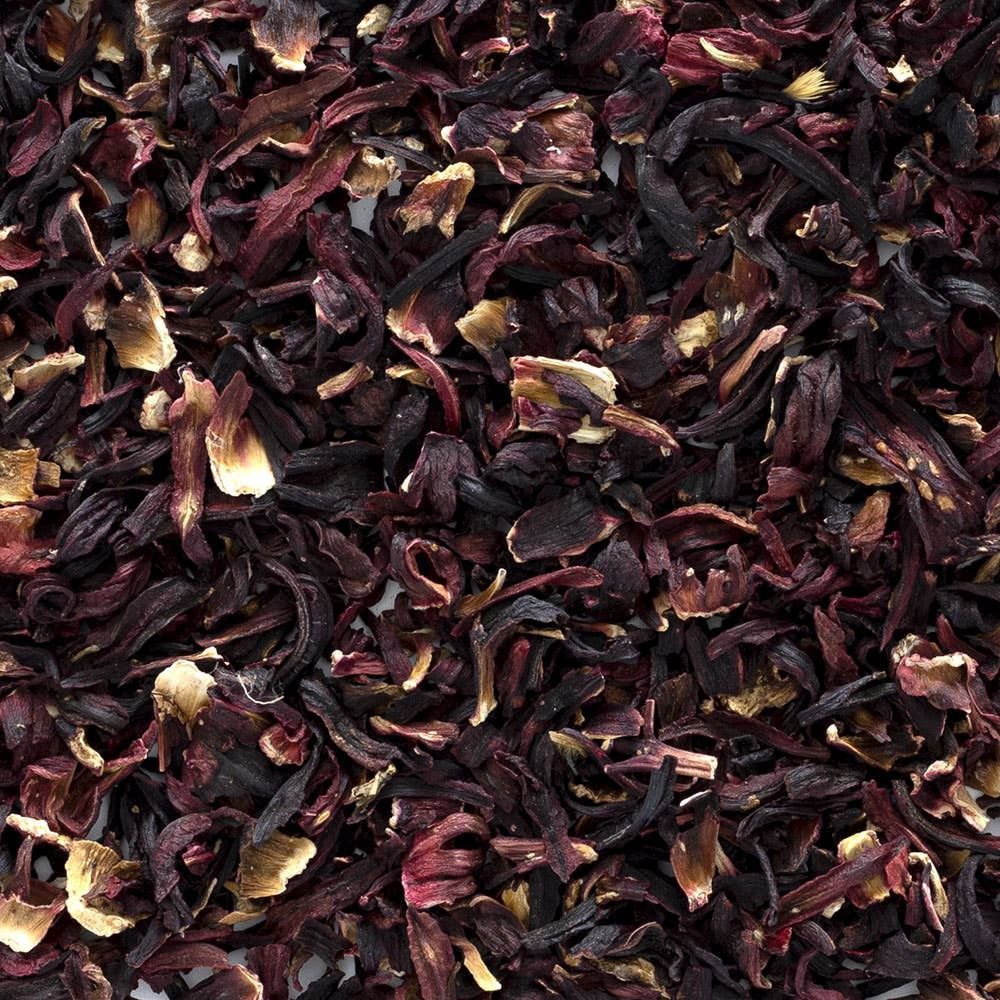 Hibiscus Flowers, Cut &amp; Sifted, Organic