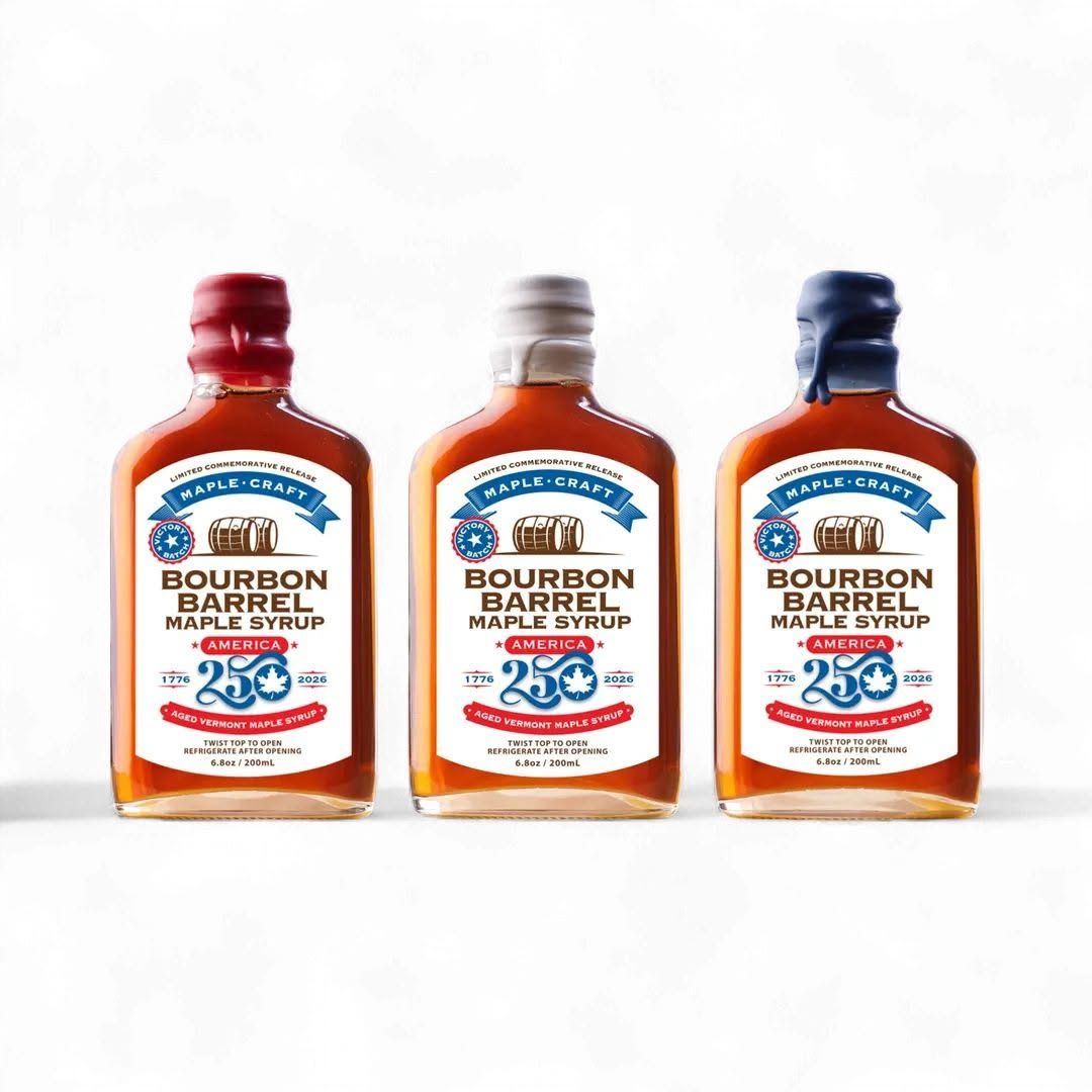 America 250 Limited Victory Batch Bourbon Barrel Aged Maple Syrup (200ml)