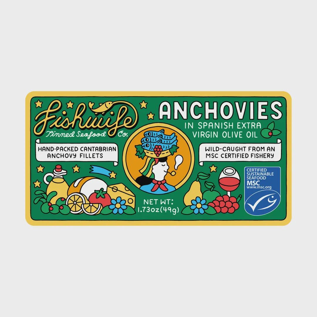 Fishwife Cantabrian Anchovies in Extra Virgin Olive Oil