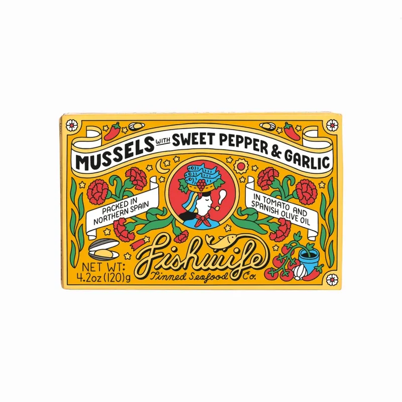Fishwife Mussels with Sweet Pepper &amp; Garlic