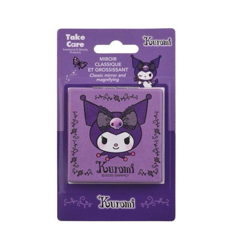 Hk Kuromi Dble Sided Pocket Mirror