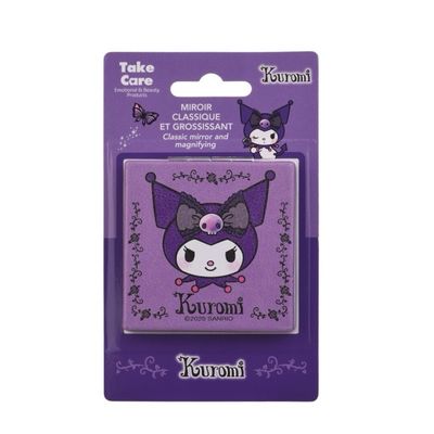 Hk Kuromi Dble Sided Pocket Mirror