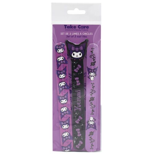Hk Kuromi Set Of 3 Nail Files