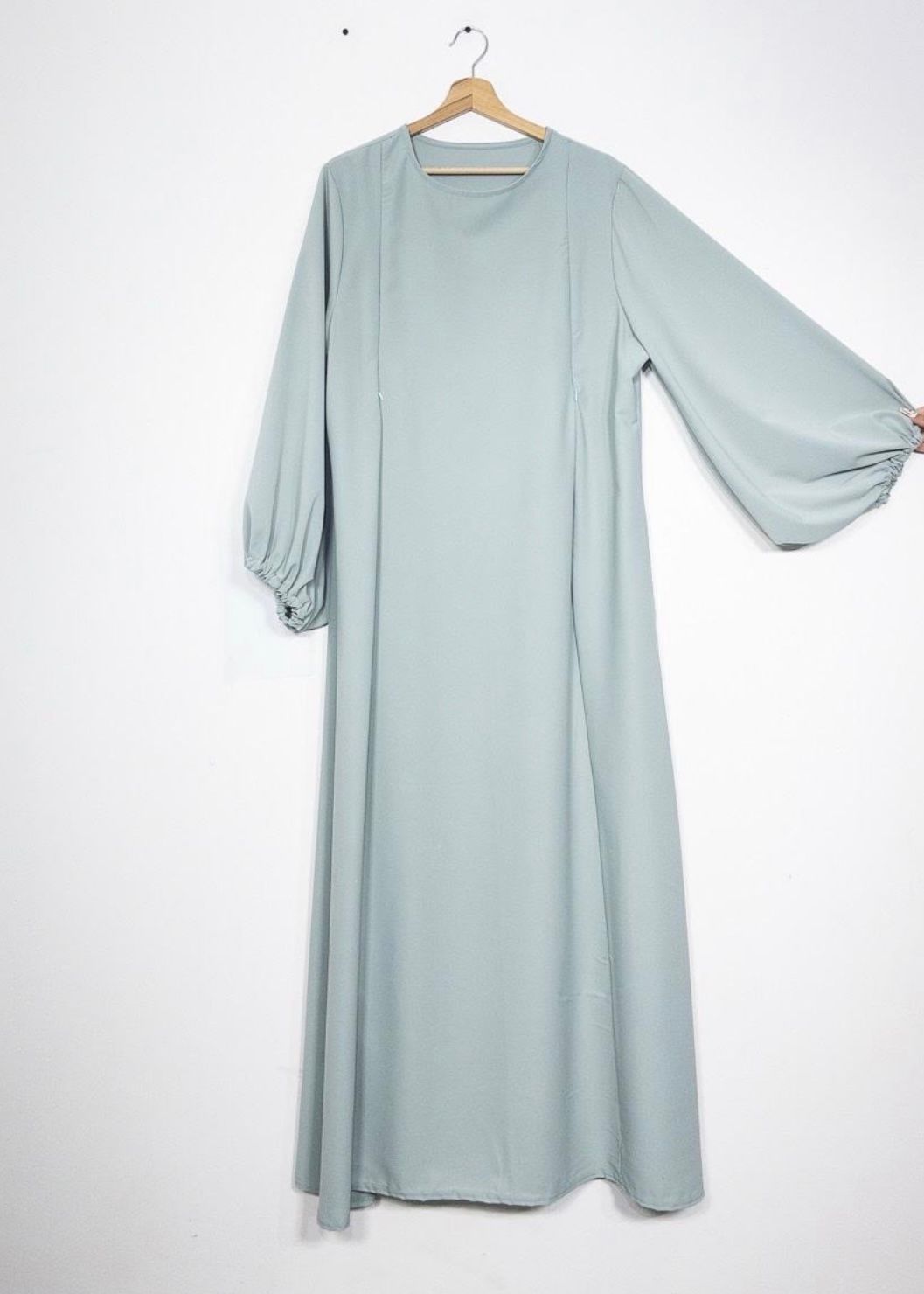 Robe Allaitement - Zip vertical Vert d'eau