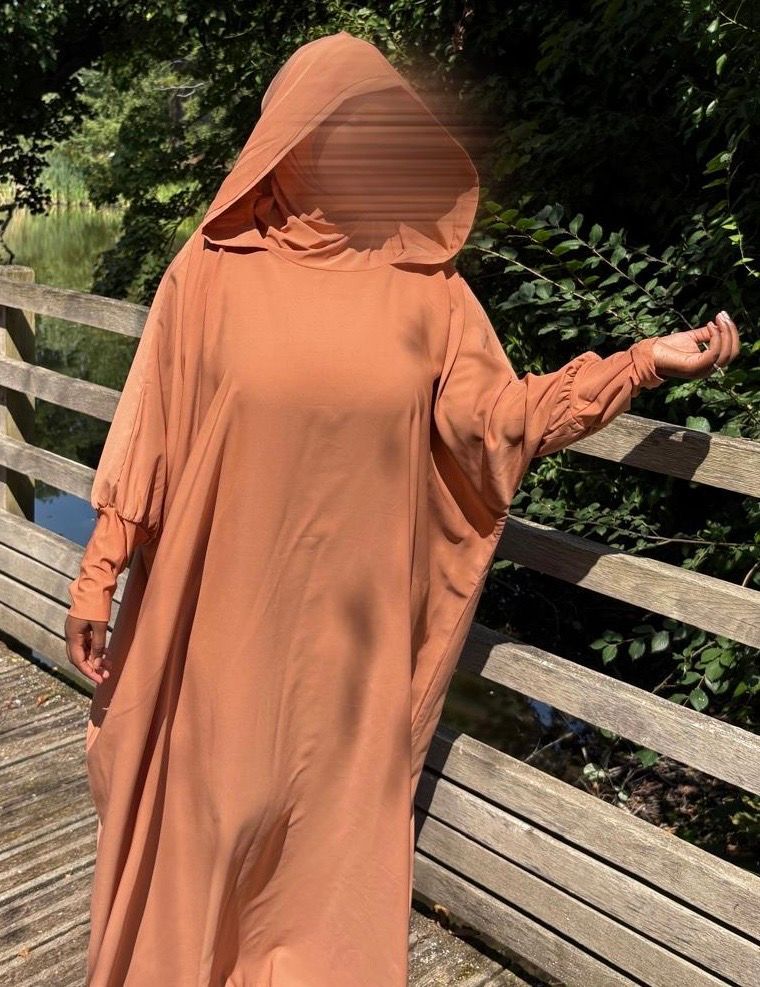 Abaya à Capuche - Pêche