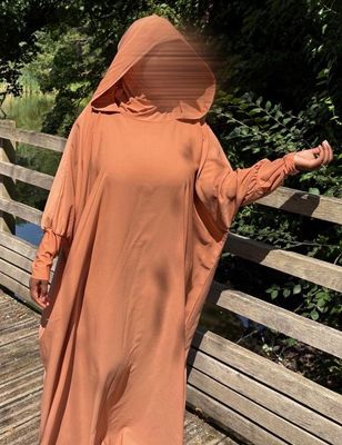 Abaya à Capuche - Pêche