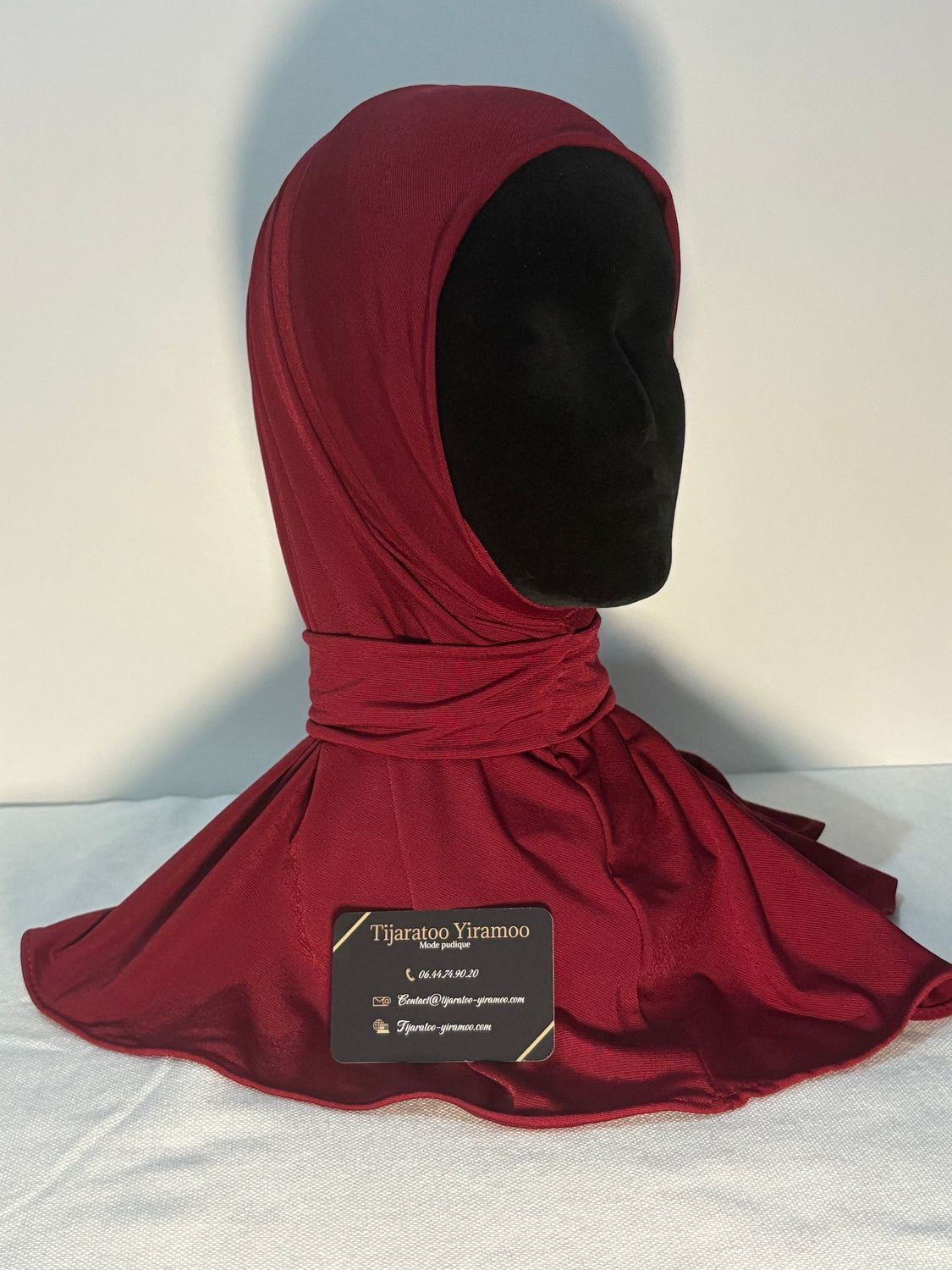 Capline Rouge Bordeaux -  Arrière