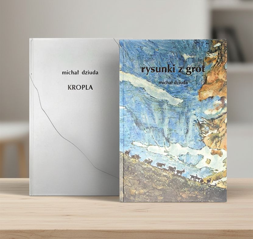 Tomiki: "Rysunki z grot" i "Kropla" Michała Dziudy