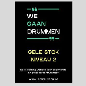 Drumboek Gele Stok / Niveau 2