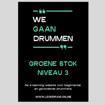 Drumboek Groene Stok / Niveau 3