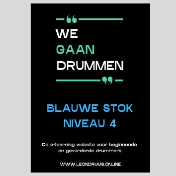 Drumboek Blauwe Stok / Niveau 4
