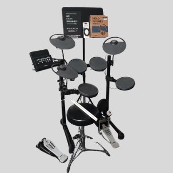 Yamaha DTX430K (gebruikt) incl. accessoires en 1 jaar drumles