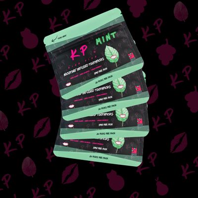 MINT   NICOTINE TOOTHPICKS 4 PACK