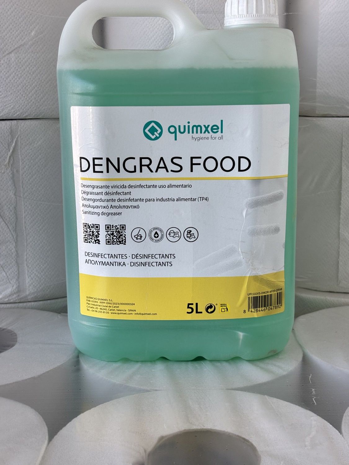 DESENGRASANTE USO ALIMENTARIO DESINFECTANTE 5L
