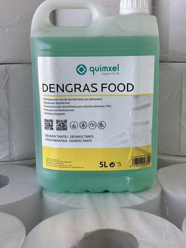 DESENGRASANTE USO ALIMENTARIO DESINFECTANTE 5L