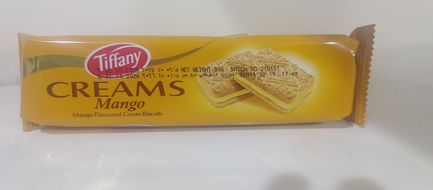 Cream Mango Biscuit