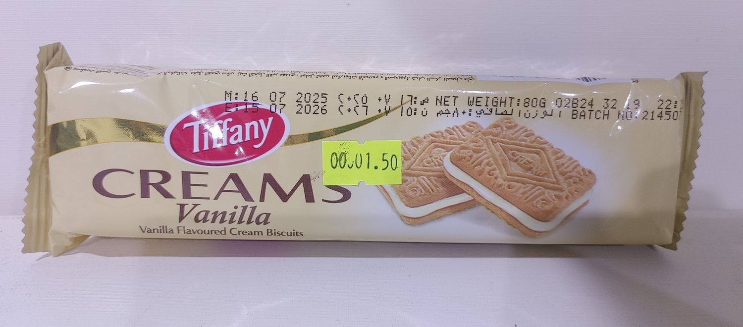 Cream Vennila Biscuit