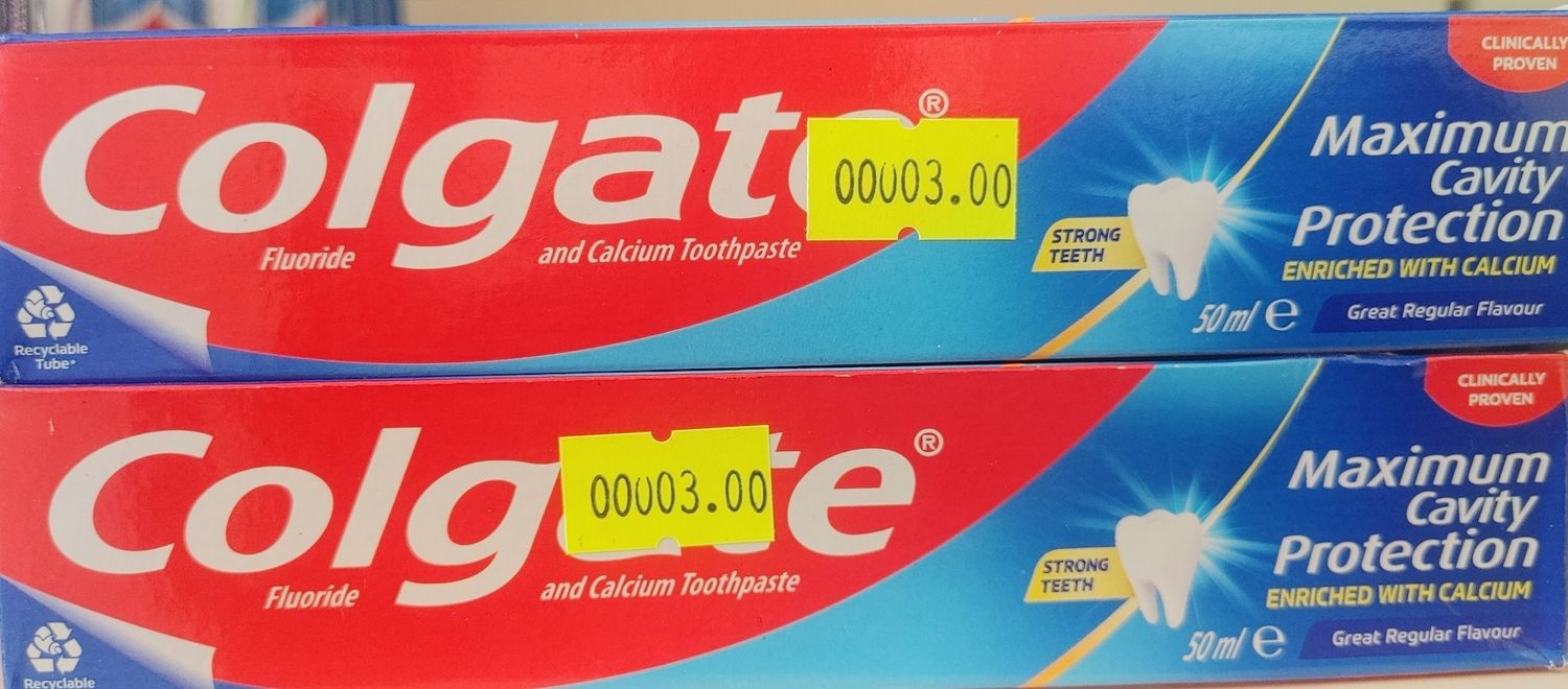 Colgate Fluoride and Calcium Toothpaste 50ml
