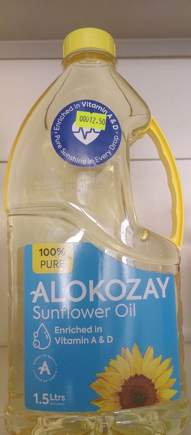 ALOKOZAY Sunflower Oil 1.5ltr