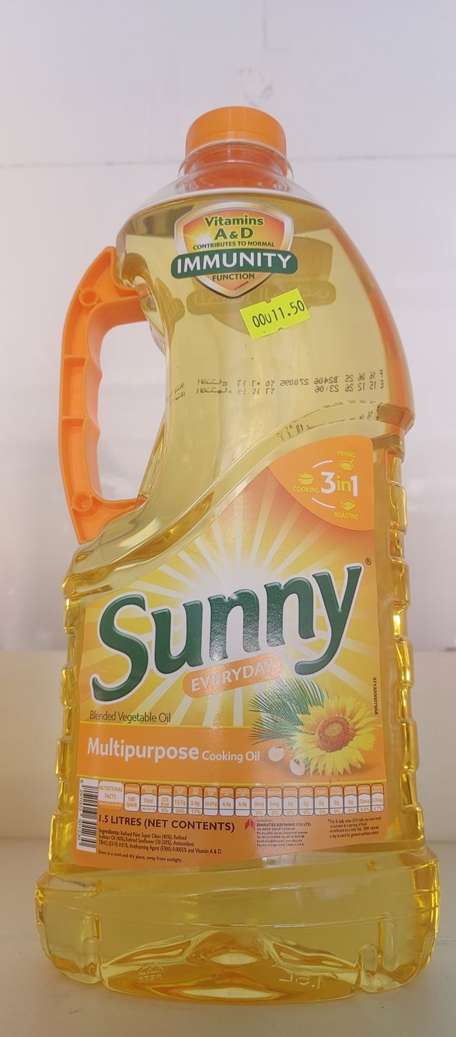SUNNY Everyday Blended Vegitable Oil 1.5ltr