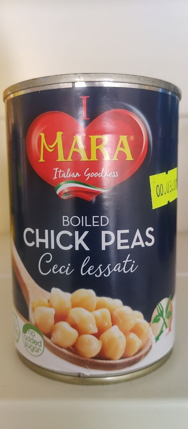 BOILED CHICK PEAS 400g