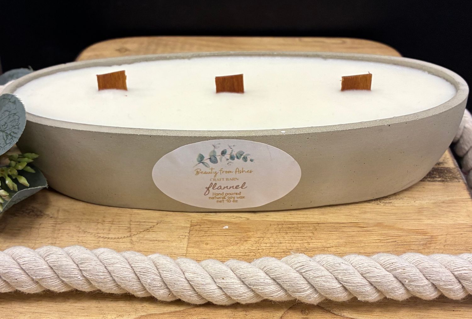 10 oz Canoe, Flannel, Gray