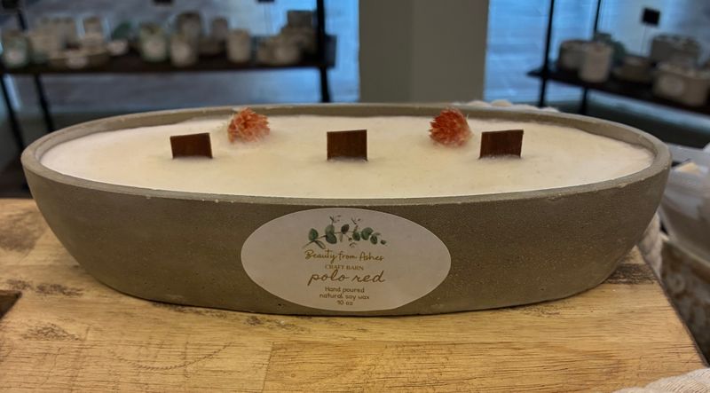 10 oz Canoe, Polo Red, Gray