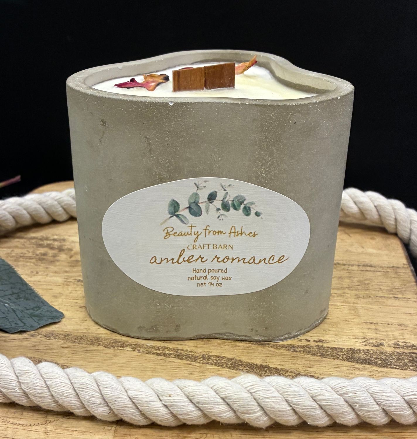 14 oz Wasabi, Amber Romance,  Gray