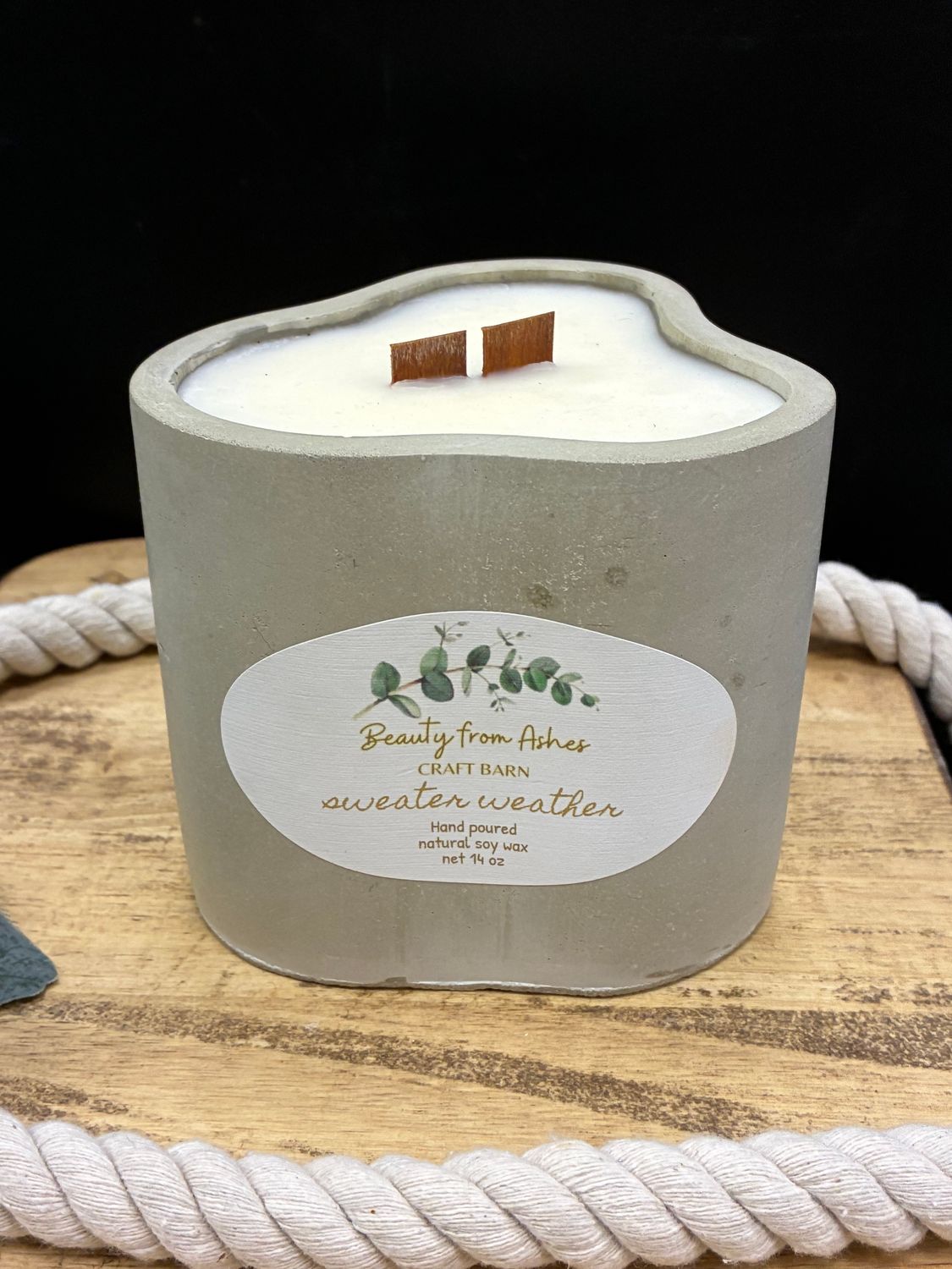 14 oz Wasabi, Sweater Weather, Gray