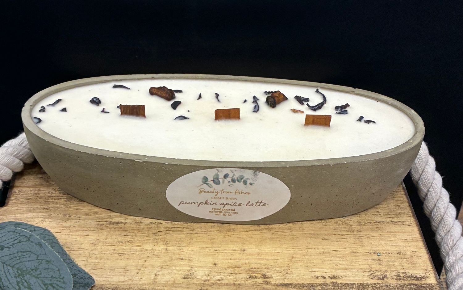 10 oz Canoe, Pumpkin Spice Latte, Gray