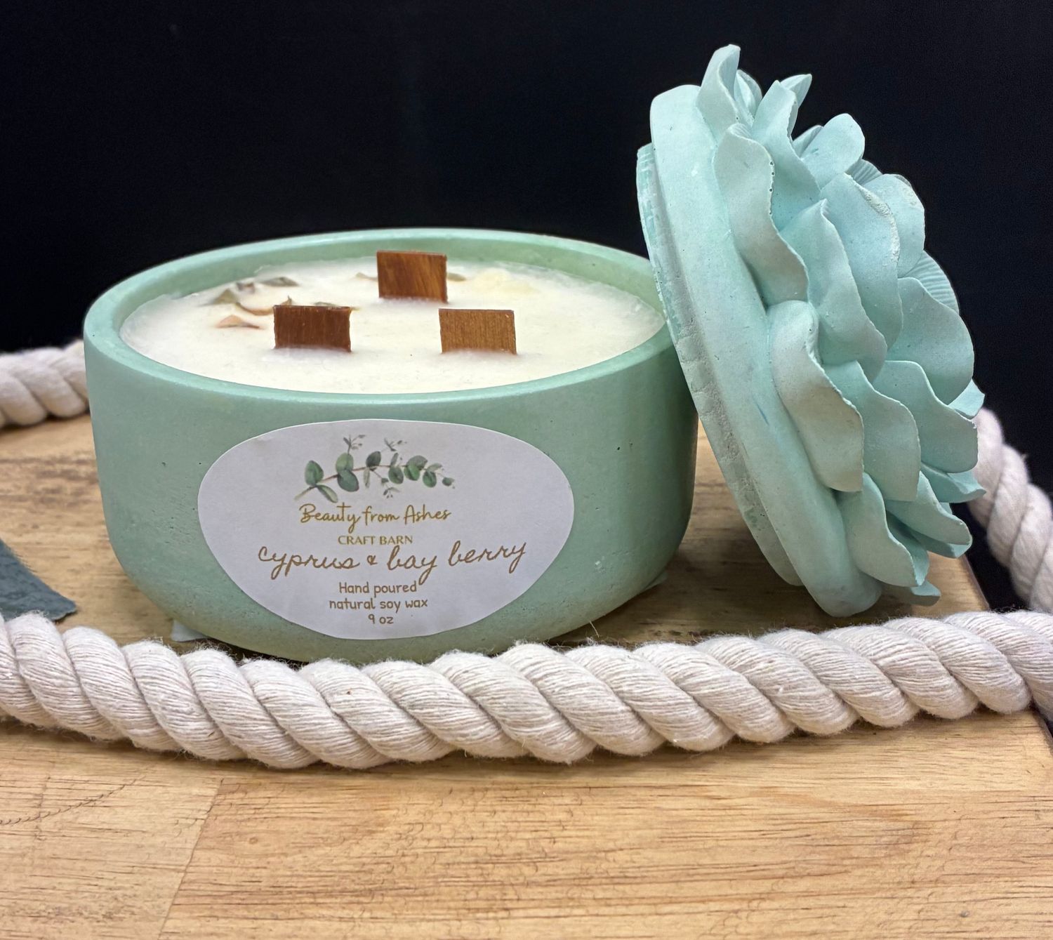 09 Oz Camelia, Cypress And Bayberry, Mint Green