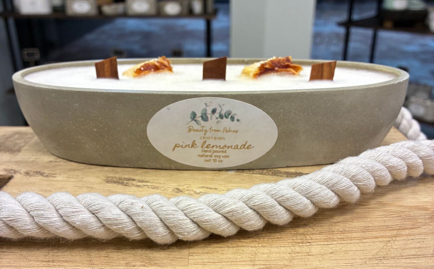 10 oz Canoe, Pink Lemonade, Gray