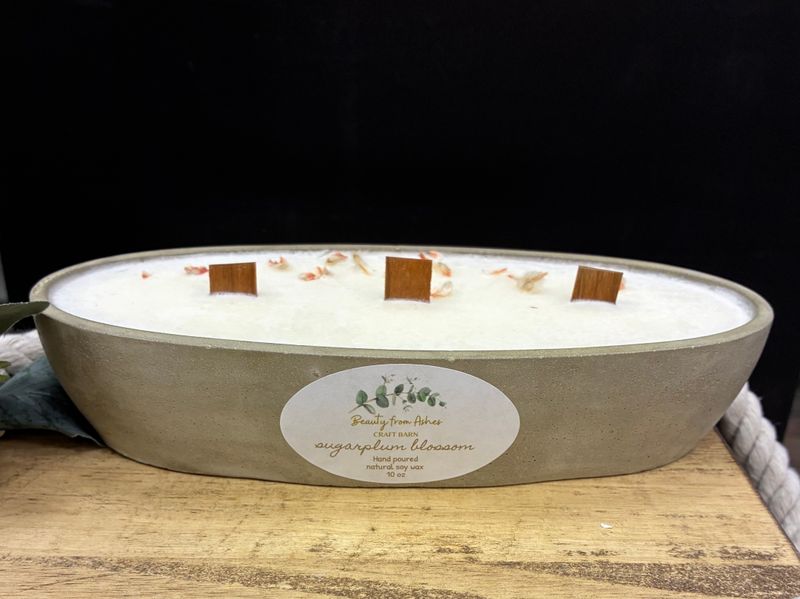 10 oz Canoe, Sugarplum Blossom, Gray