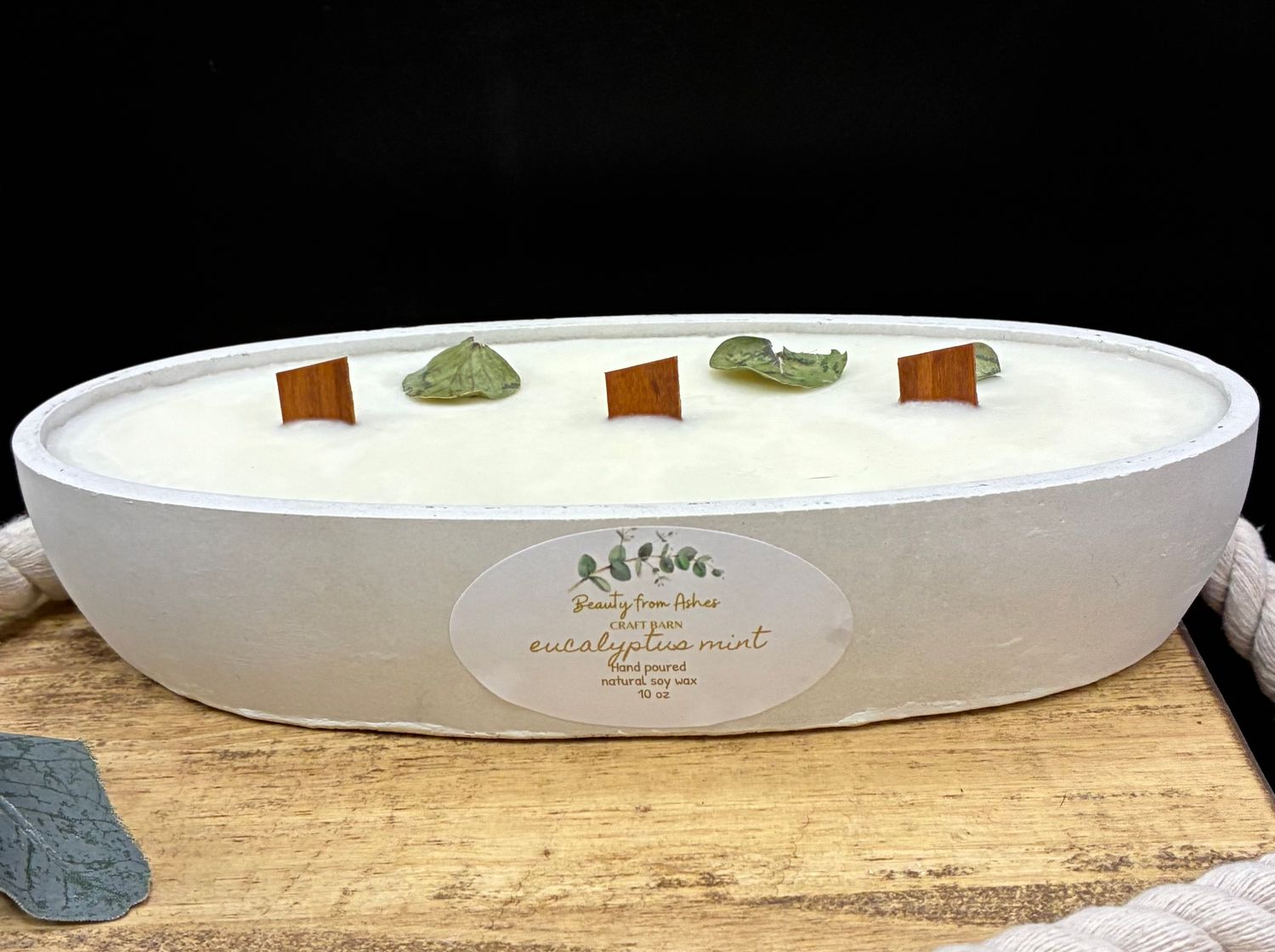 10 oz Canoe , Eucalyptus & Mint , White