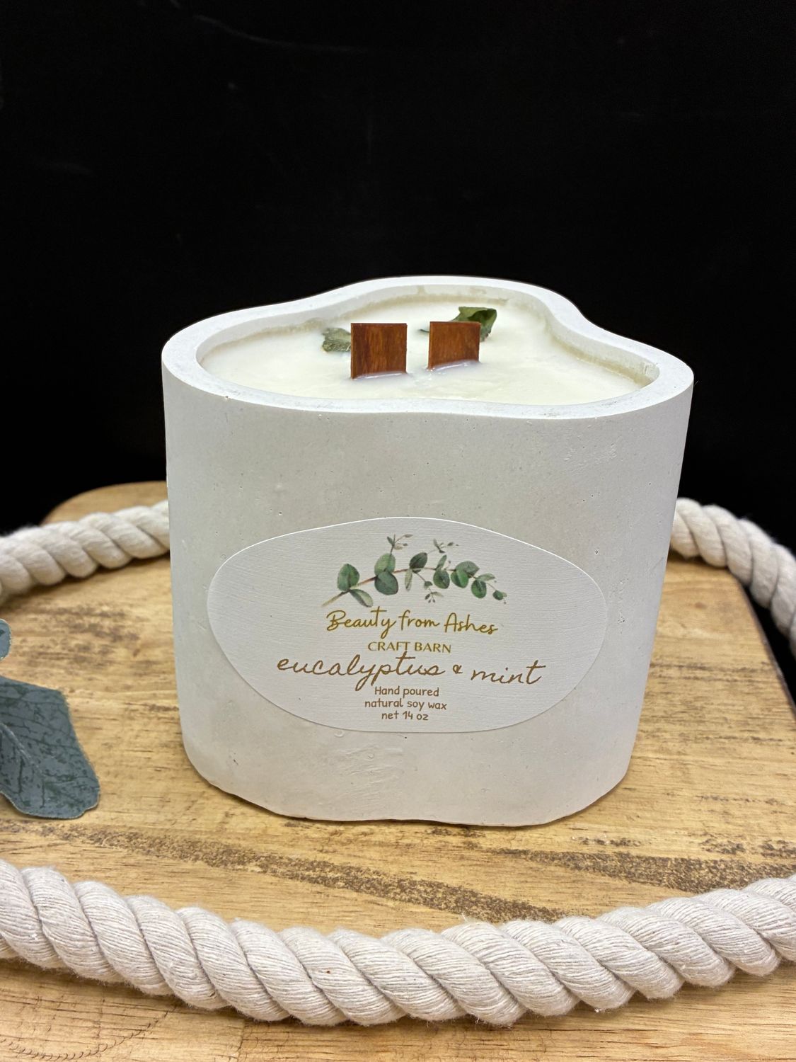 14 oz Wasabi, Eucalyptus & Mint, Gray