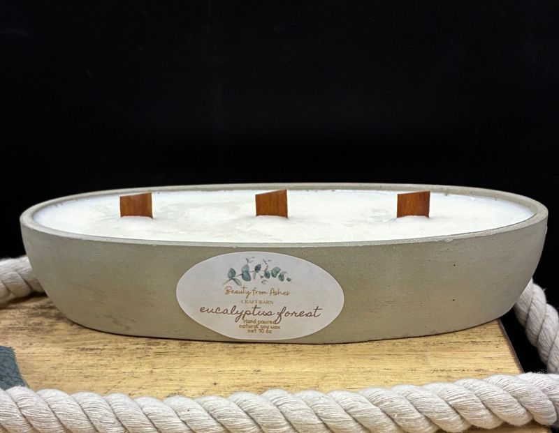 10 oz Canoe, Eucalyptus & Forest, Gray